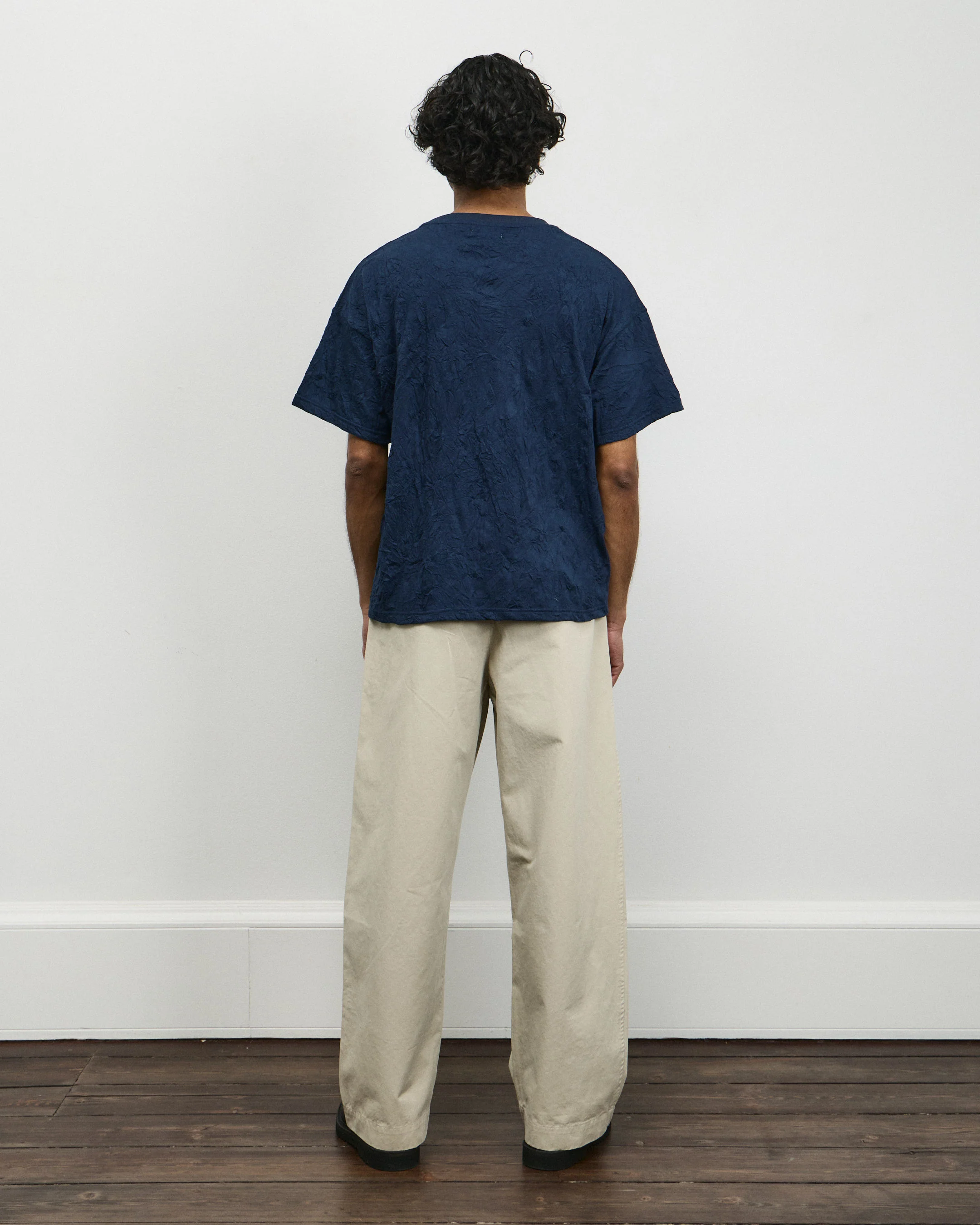 Boxy Crash Tee - Navy - Image 5