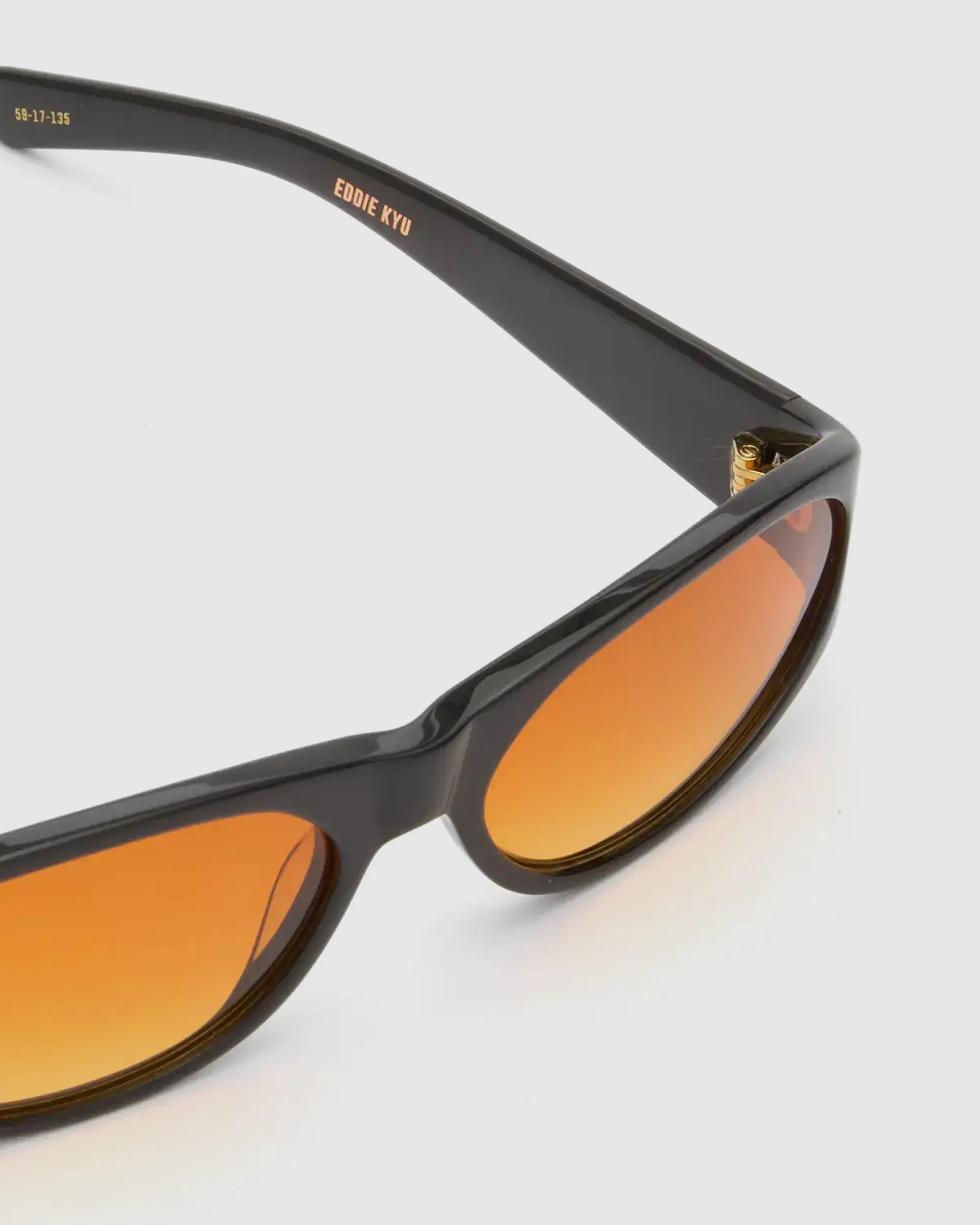 Eddie Kyu - Solid Brown/Sunset Orange Lens - Image 3