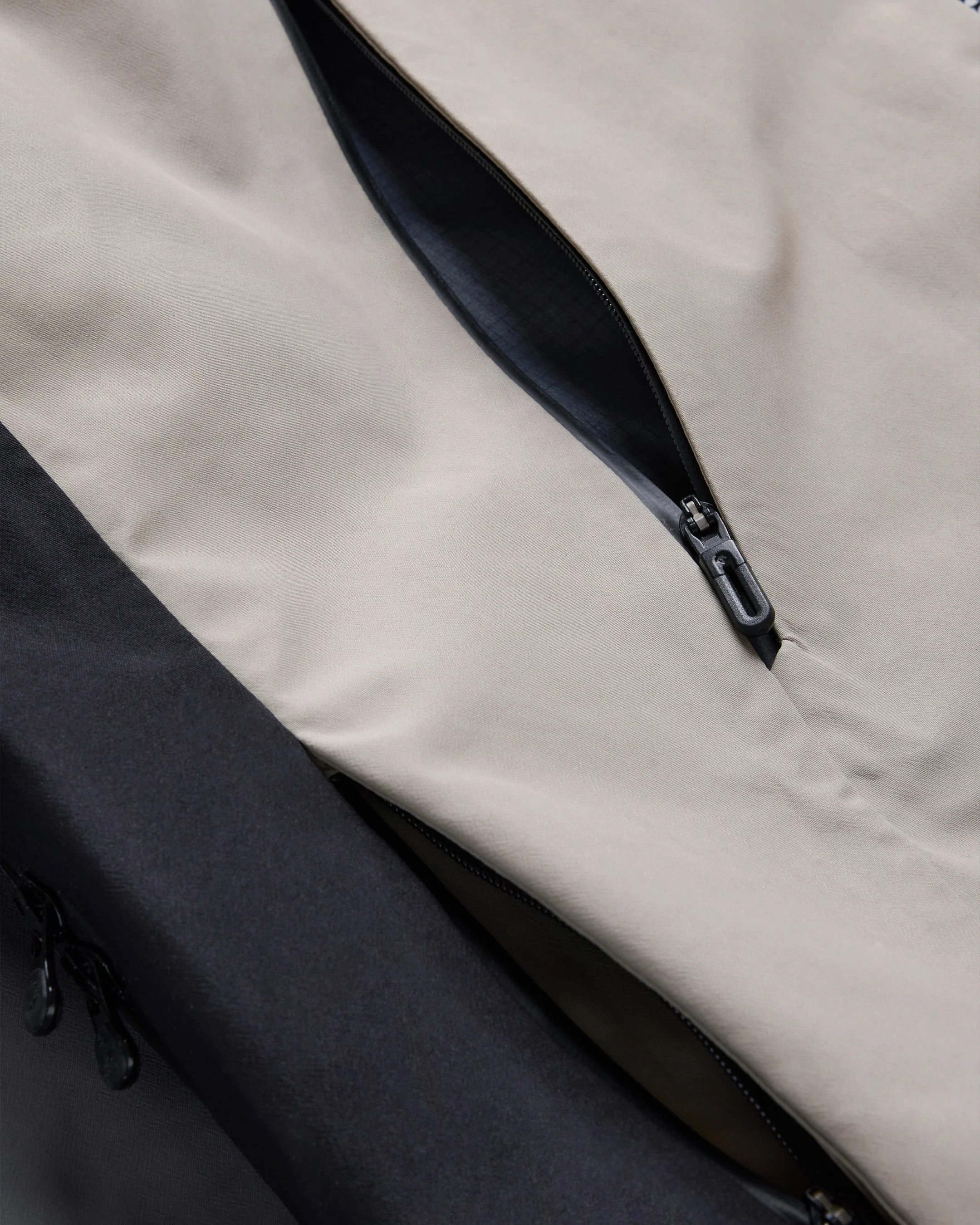 Descente Allterrain x JJJJound Hardshell Jacket - Charcoal/Taupe - Image 6