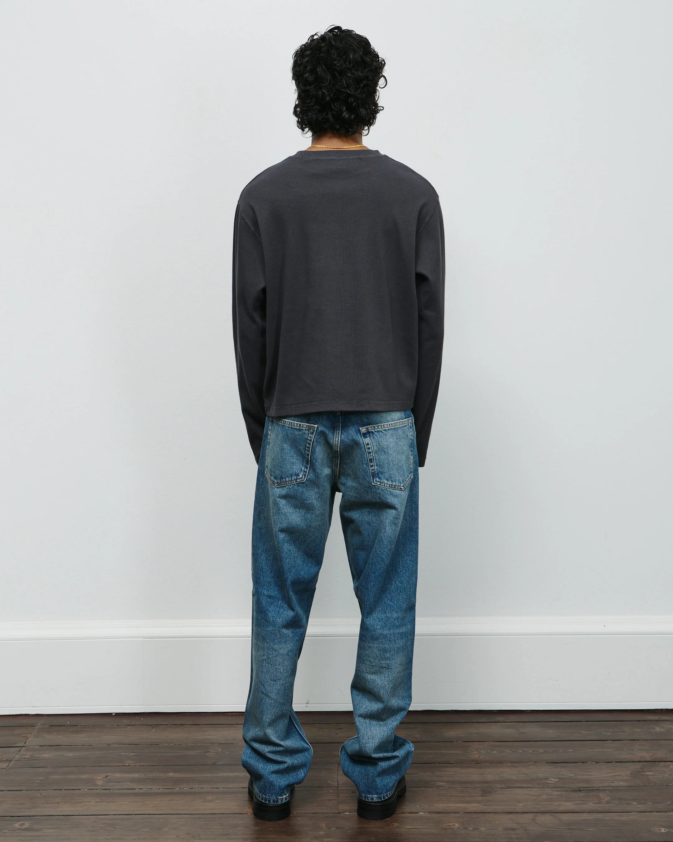 Pass Longsleeve - Dark Grey Rib - Image 4