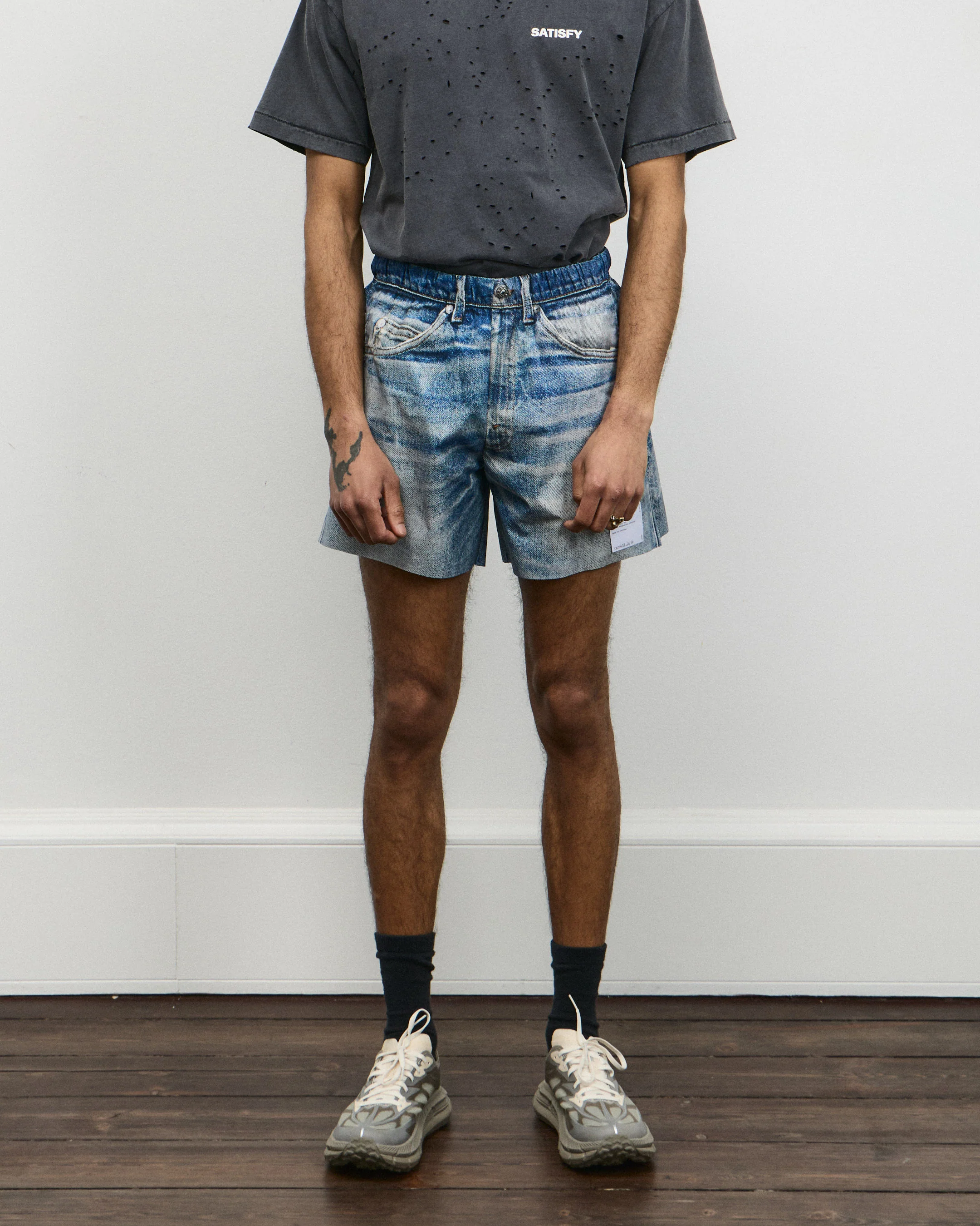 PeaceShell 5 Unlined Shorts - Digital Denim - Image 3
