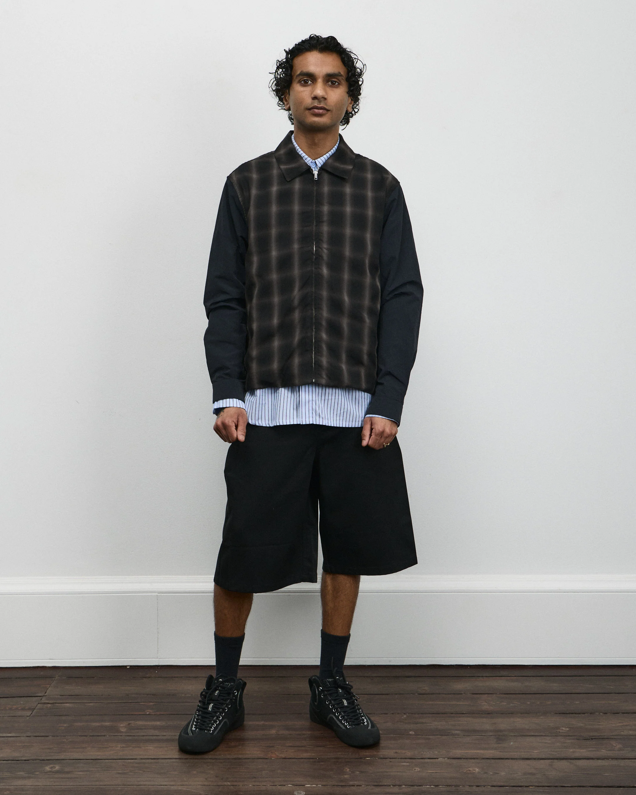 Plaided Shirt Jacket - Image 3