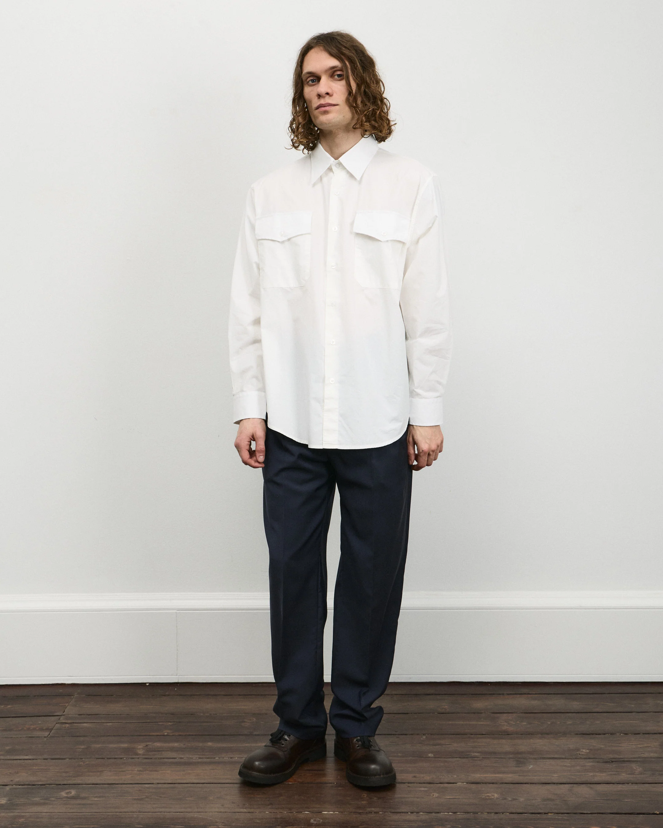 Poplin Utility Hugo - White - Image 3