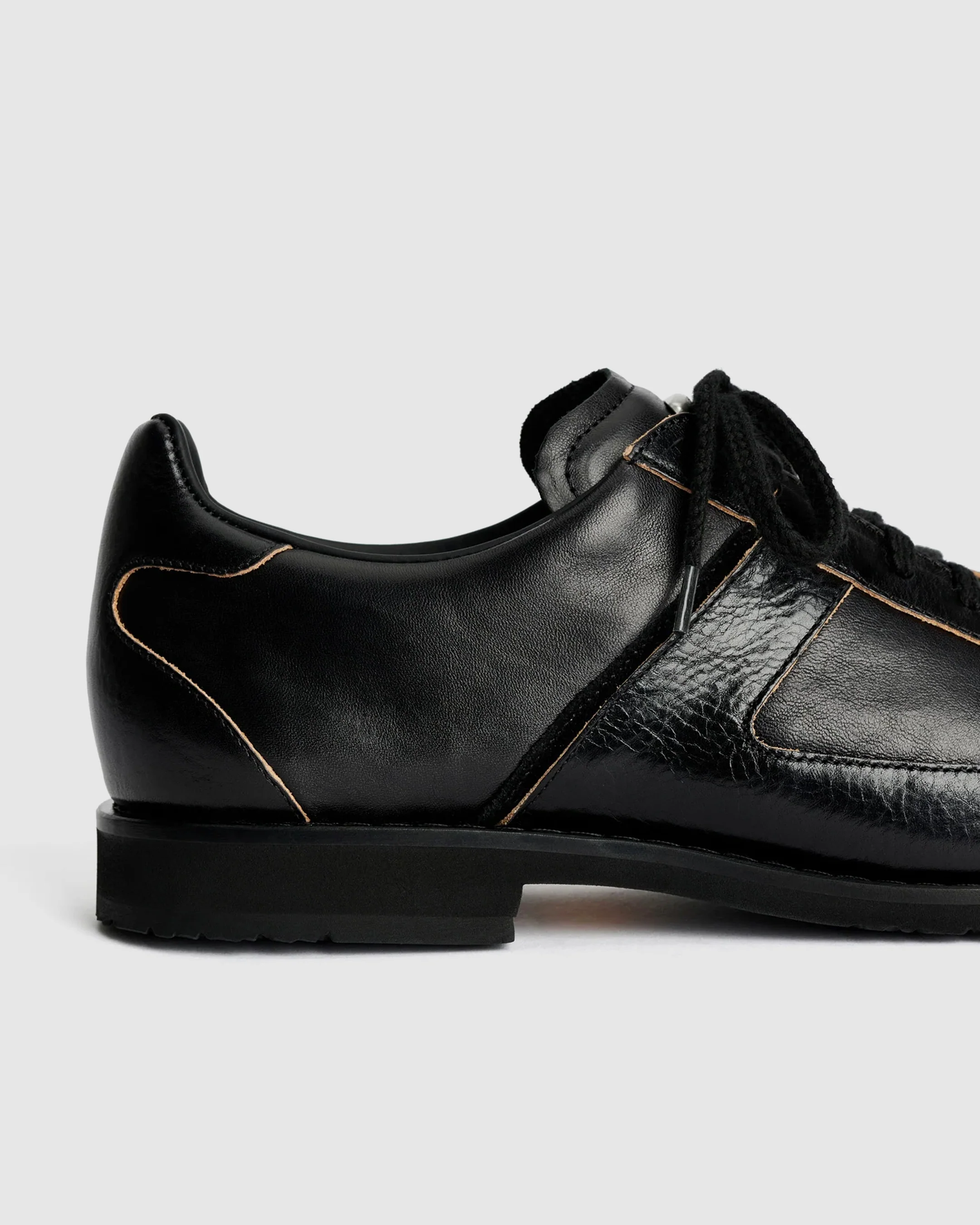 Ten Pin Shoe - Black Strike Leather - Image 5