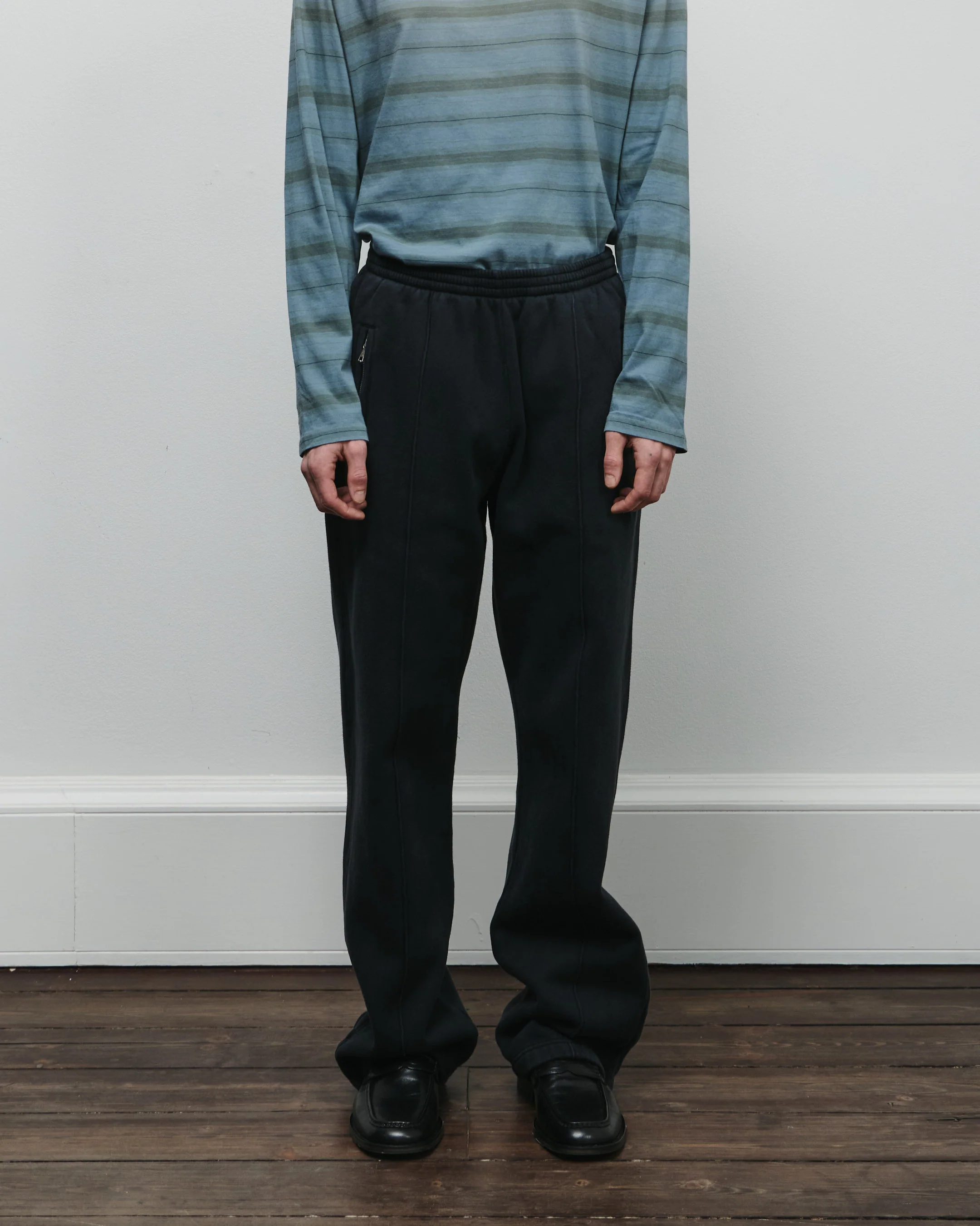 Track Pants - Washed Black Star Fleece - Image 2