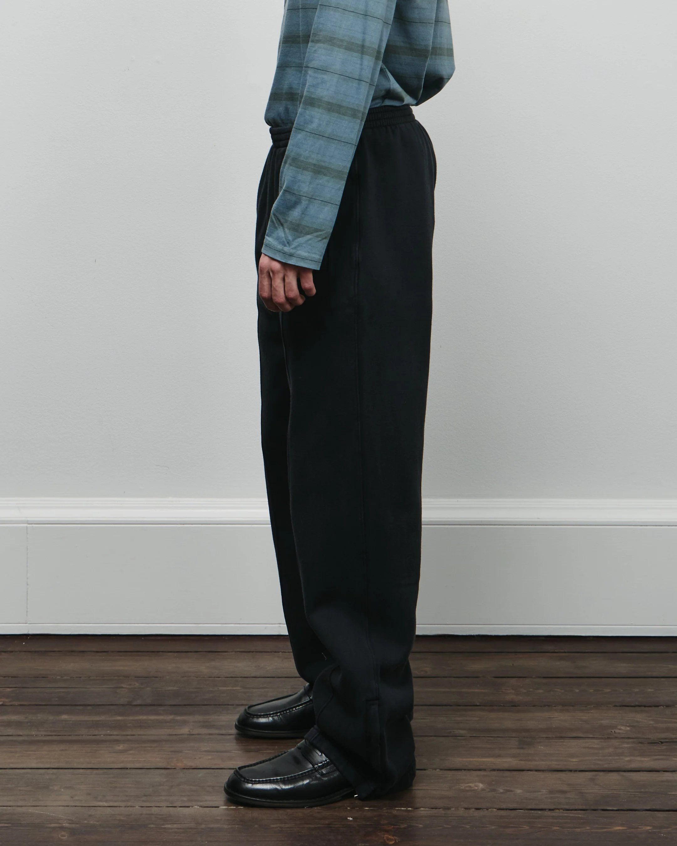Track Pants - Washed Black Star Fleece - Image 6